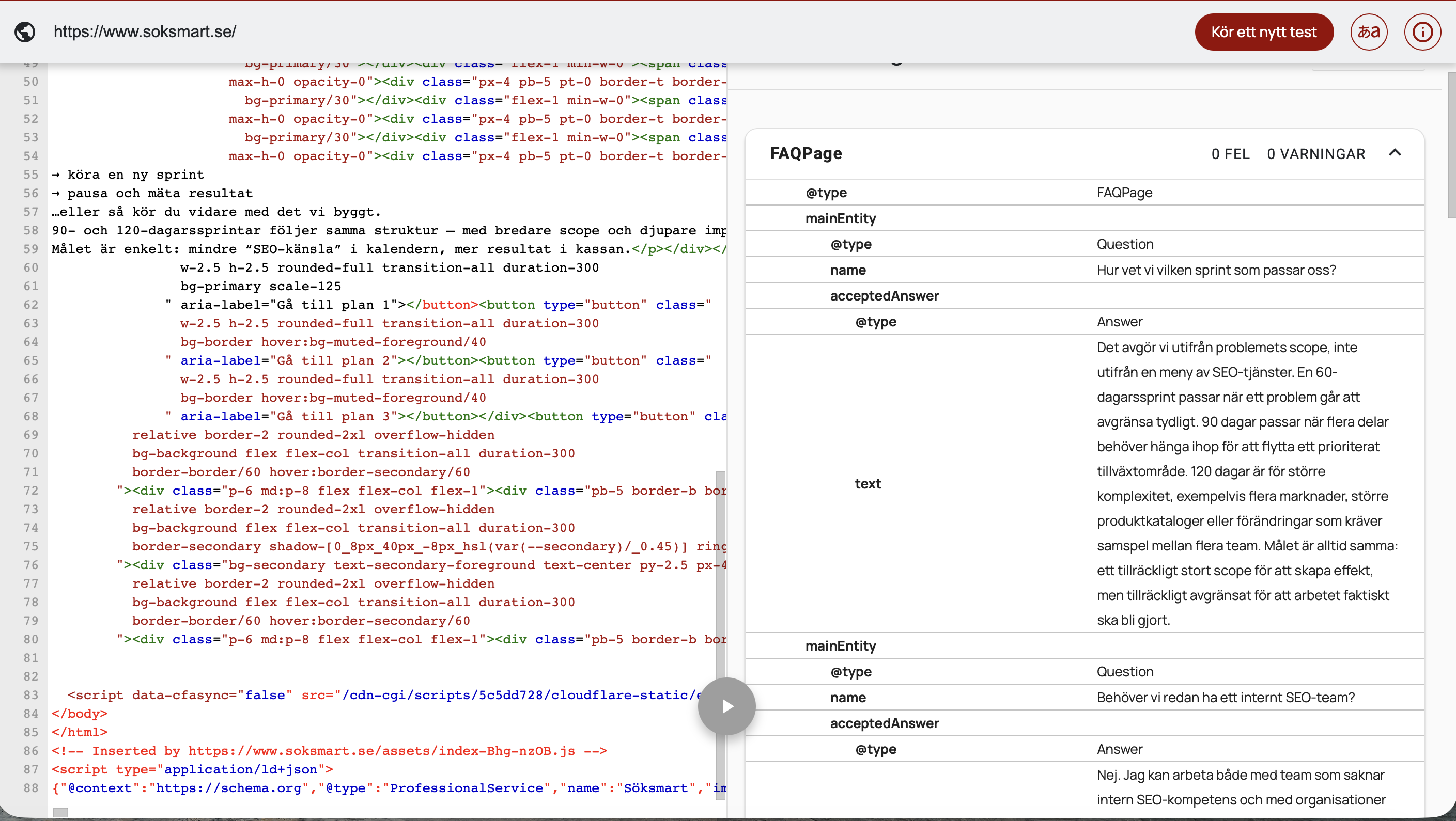 Illustration av Schema Markup och JSON-LD i relation till språkmodeller, retrieval och AI-sök.